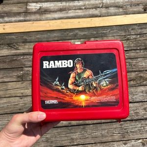 Rambo Thermos Lunchbox & Thermos Set 1985